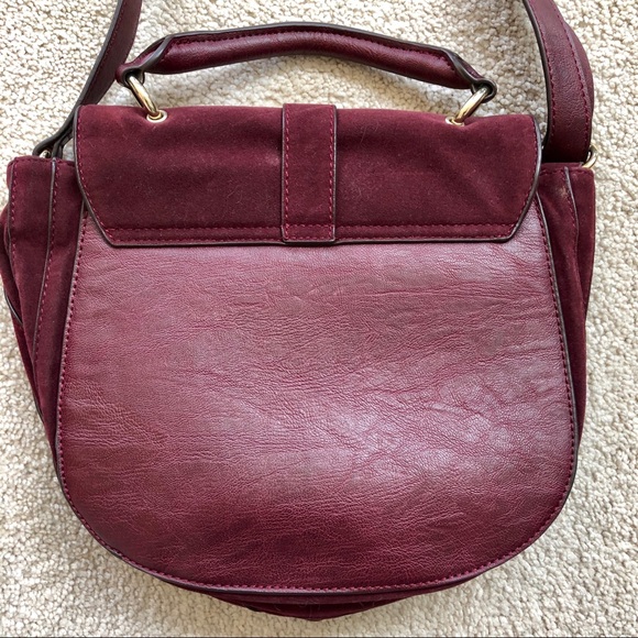 IM Maroon Shoulder or Crossbody Purse - Picture 3 of 6